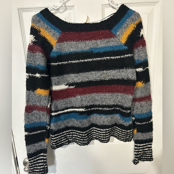 Free People Montmartre knit multicolor wool blend sweater. Size XS. - Picture 3 of 7
